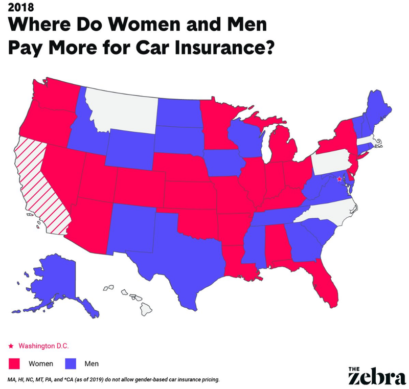 Illustration for article titled Here's Where Women Pay More for Car Insurance Than Men: Study